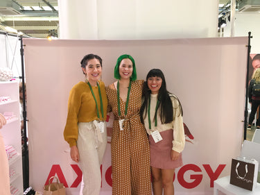 Meet the Axiology Beauty team, pictured at Indie Beauty Expo London